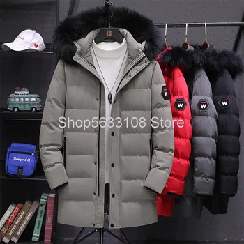 

Cotton-padded Jacket Men Medium Length Money 2020 Plus Fat Plus Size Down Cotton-padded Jacket Men's Wear Trend Thicken
