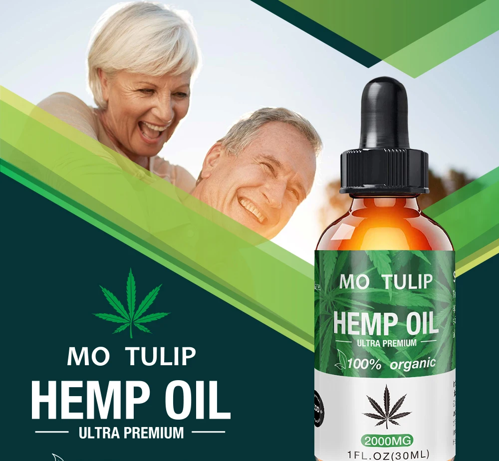Эфирные масла MO TULIP 30 мл органическое масло семян конопли 2000 мг травяные капли
