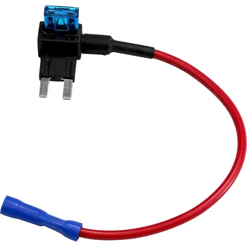 

10 Pcs Fuse Holder In Line Fuse Holder Add A Circuit 16 Gauge Red Wire 16 AWG Fuse Block