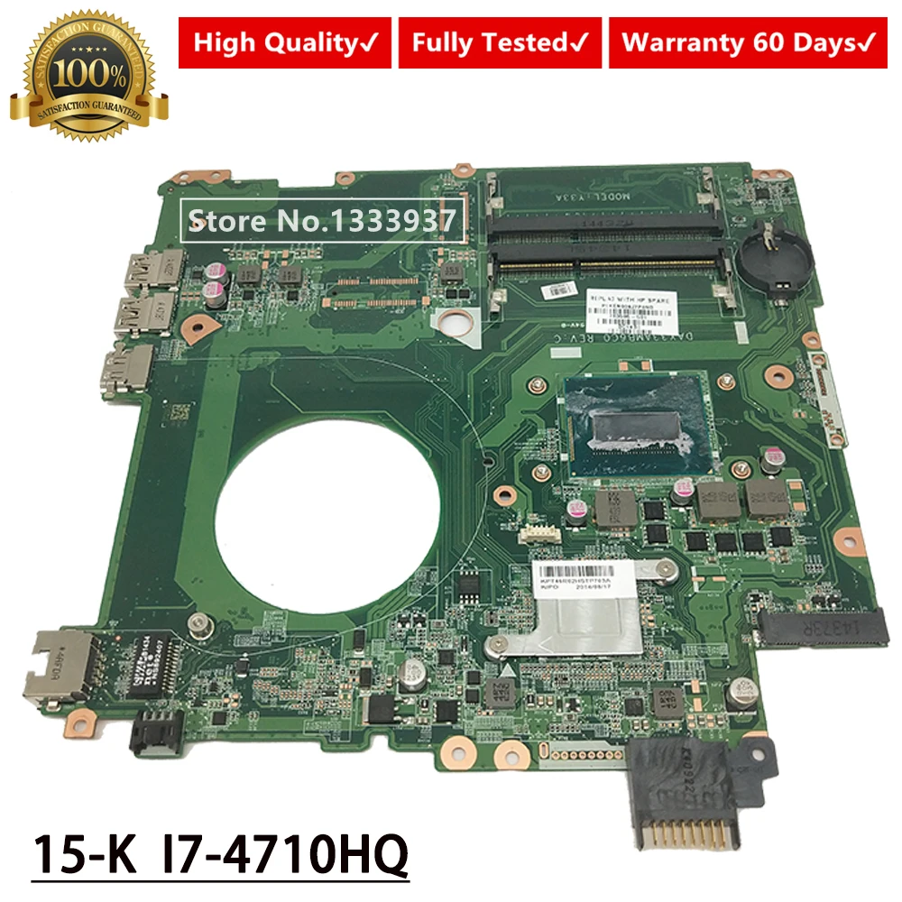 763585-501 763585-001 763585-601 Y33A материнская плата для HP ENVY 15-K 15T-K Материнская плата ноутбука I7-4710HQ SR1PX DAY33AMB6C0