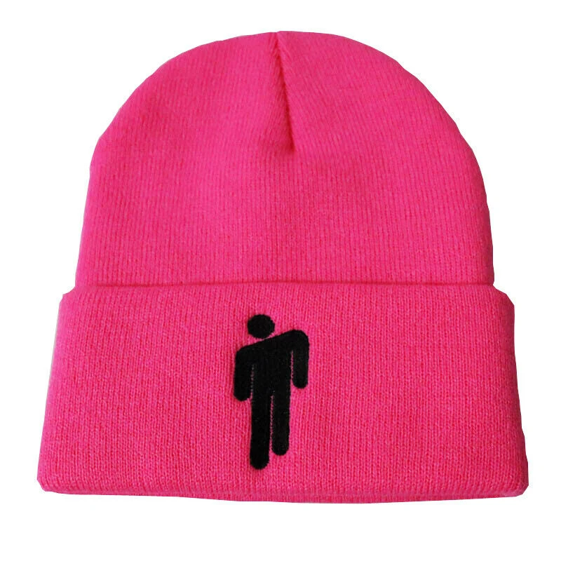 Вязаная шапка мужская Wo Мужская s мешковатая удлиненная шапка зимняя шапка Толстая унисекс высококачественные шапки повседневные зимние теплые шапки s - Цвет: Красный