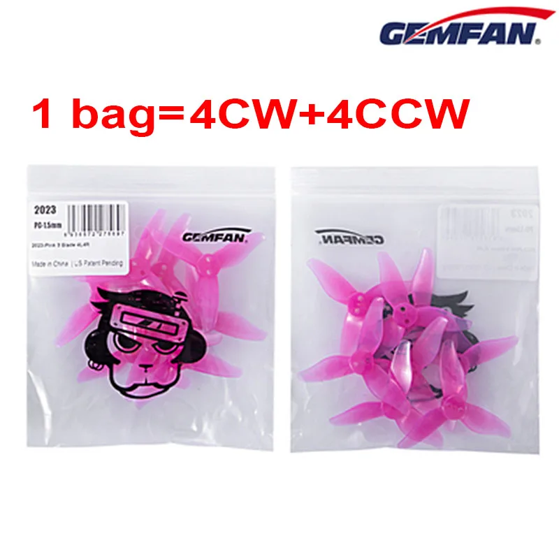 16PCS 8Pairs GEMFAN 2023 3-Blade propeller 2 inch 3 holes 1.5mm center hole diameter CW CCW Props for RC Toothpick FPV Drone 2 16PCS 8Pairs GEMFAN 2023 3-Blade propeller 2 inch 3 holes 1.5mm center hole diameter CW CCW Props for RC Toothpick FPV Drone - Image 2