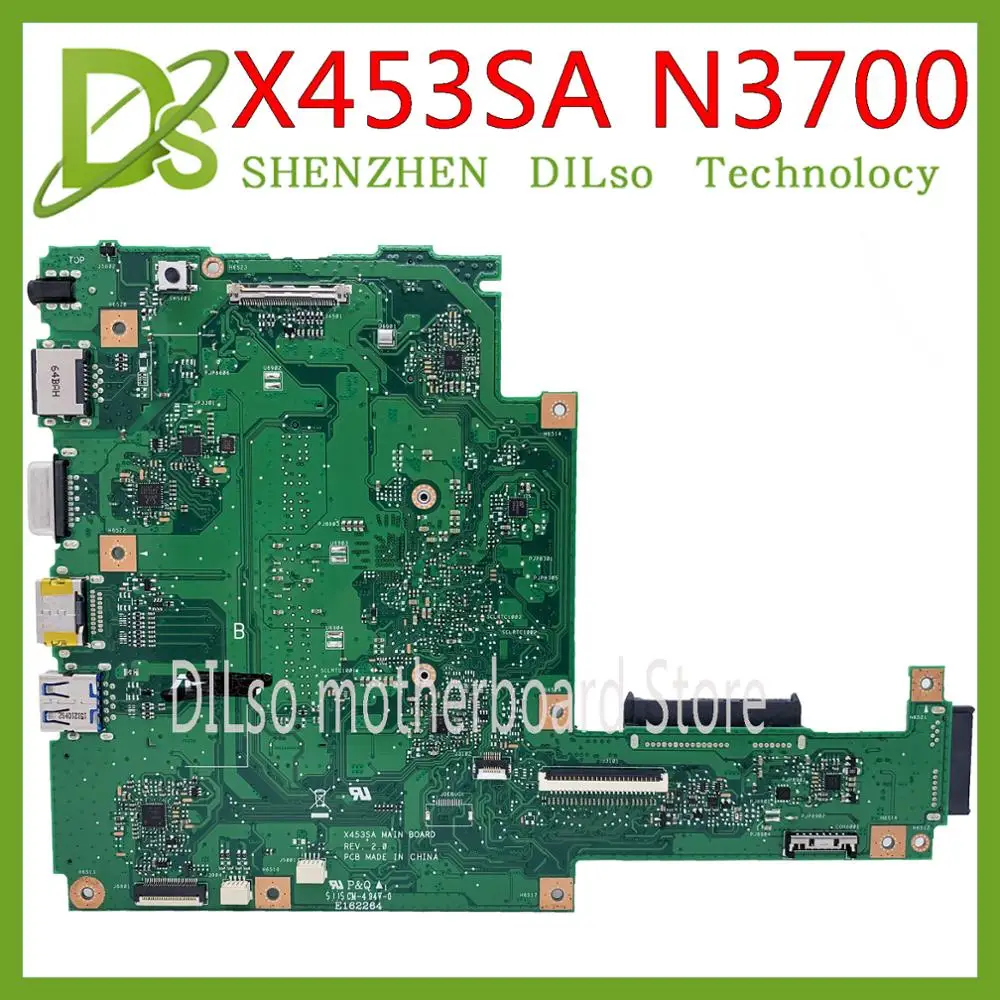 KEFU X453SA материнская плата для ASUS X453S X453 F453S ноутбука Оригинальный ноутбук N3700