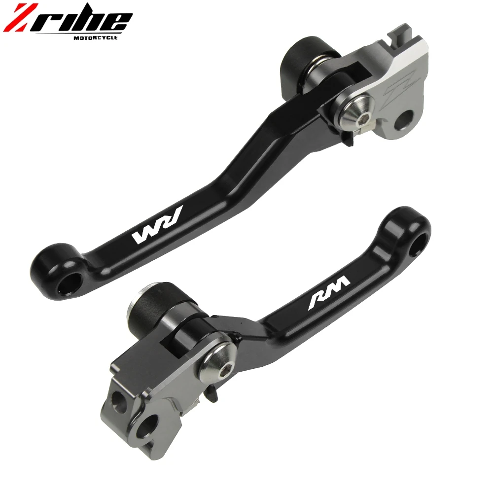 Для suzuki RM 125 250 RM125 RM250 2004-2008 2005 2006 2007 Мотоцикл с ЧПУ Сводные сцепные рычаги RM 125 Байк мотокросс - Цвет: Black