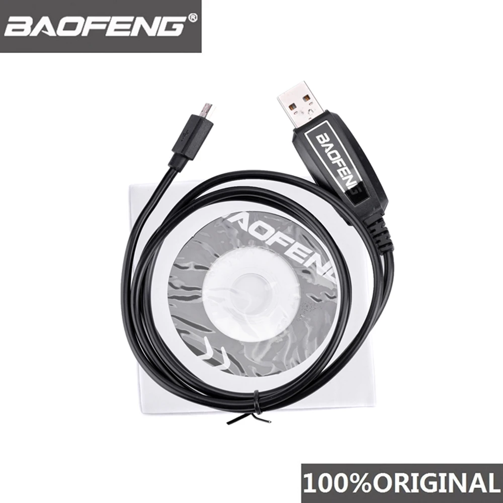 100% оригинальная рация Baofeng T1 USB кабель для программирования двухсторонняя