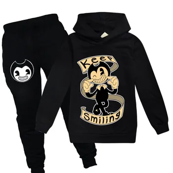

Baby Sweatshirt Clothes T-shirts Pants Clothing Bendy and The Ink Machine Kids Clothes Set for Boys Outfits Children's Hoodies