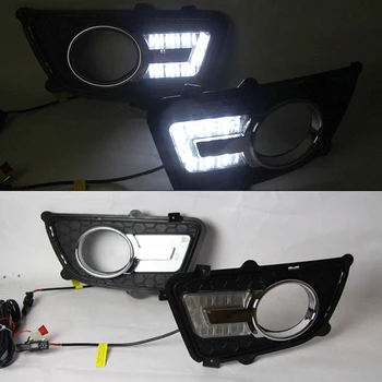 

CSCSNL 1 Pair LED DRL Daytime Running Lights Daylight Fog light For KIA Sportage 2008 2009 2010 2011 2012 2013