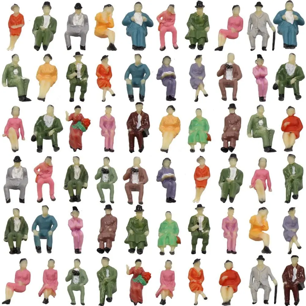 50 шт. фигурки людей в стиле хо|Аксессуары для моделирования| |