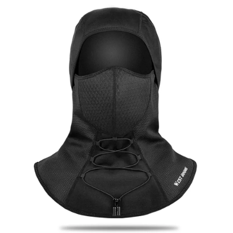 WEST BIKING термальная маска для велоспорта, сохраняющая тепло, шапка для сноуборда, велосипедная бандана, для спорта на открытом воздухе, лыжный мужской головной убор, зимняя велосипедная лицевая маска