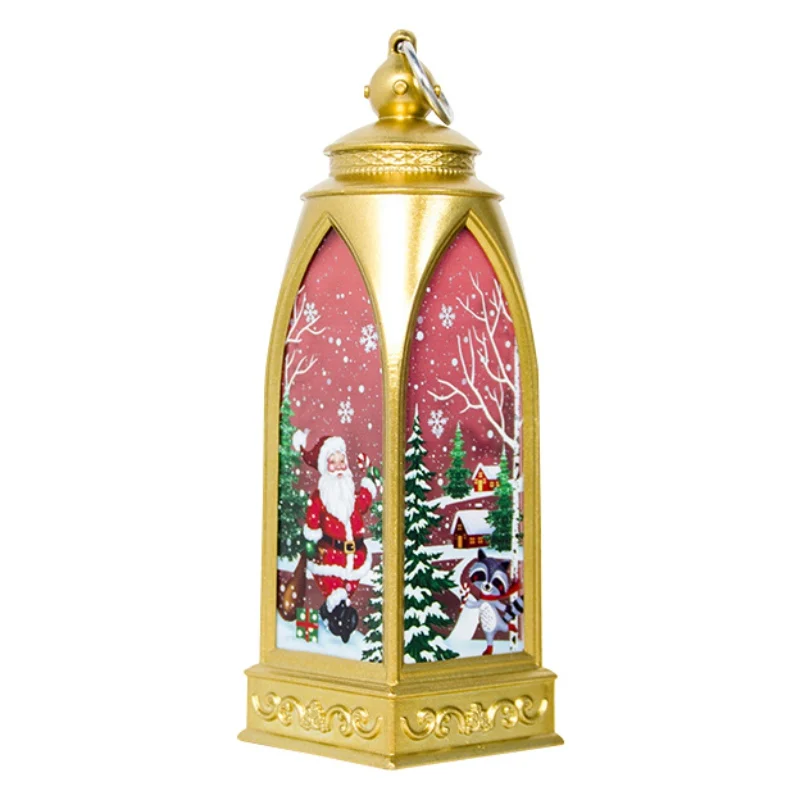 Рождественское украшение цветной светодиодный фонарь с подсветкой Рождественский фонарь «летучая мышь» для декоративный светильник для дома Рождественская гирлянда - Цвет: 03