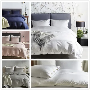 

NS Solid dyed Printed bedding sets Quilt/Duvet/Comforter cover Bedroom 3pcs holiday Gift all size