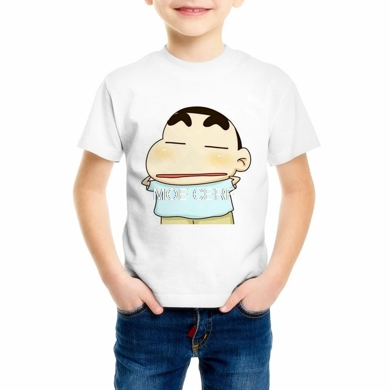 9 Белая футболка с карманом Crayon Shin-chan, Kawaii, футболка с коротким рукавом для мальчиков, Harajuku, принт, сексуальная девушка, топ, футболка, 47C-21 - Цвет: 9