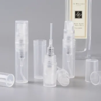 

1Pc 2ml/3ml/5ml Portable Mini Transparent Empty Spray Bottles Plastic Refillable Atomizer Cosmetic Containers For Travel