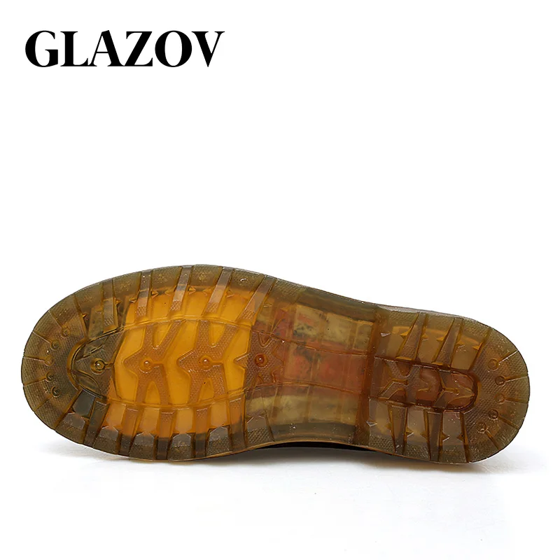 GLAZOV/модная мужская обувь высокого качества; мужская повседневная обувь; сезон весна-осень; Мужская обувь; Рабочая обувь; кожаные оксфорды; дышащая обувь
