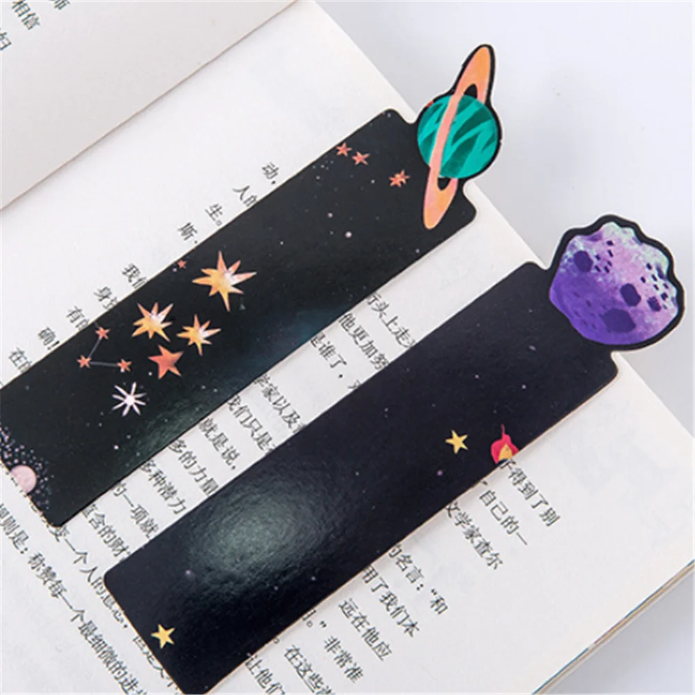 30 шт. закладки Planet Star милые канцелярские товары креативные Galaxy Sky для книг