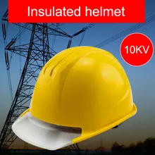 Safety Hard Hat 10kv High Voltage Power Insulation Helmet Electrician Construction Working Labor insurance Helmets