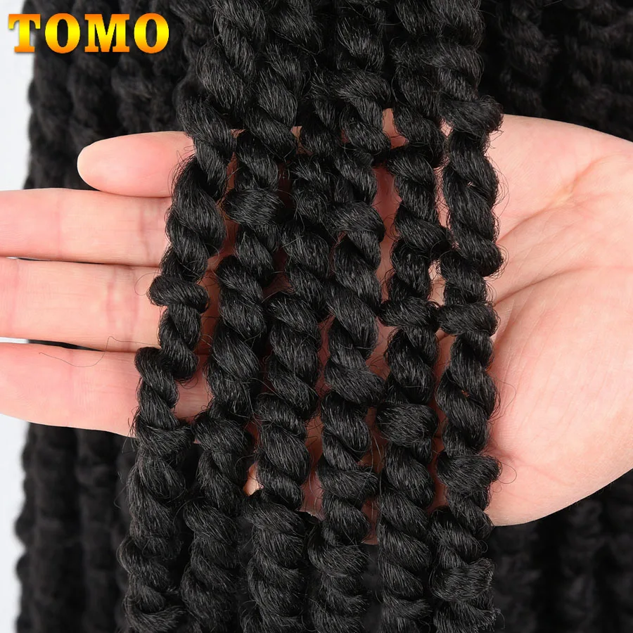 Hair extensions synthetic braiding hair 12 18 24 inch Passion Twist Hair Pre-Twisted Passion Twists Crochet Braids Pre-Looped Synthetic Braiding Hair Extensions