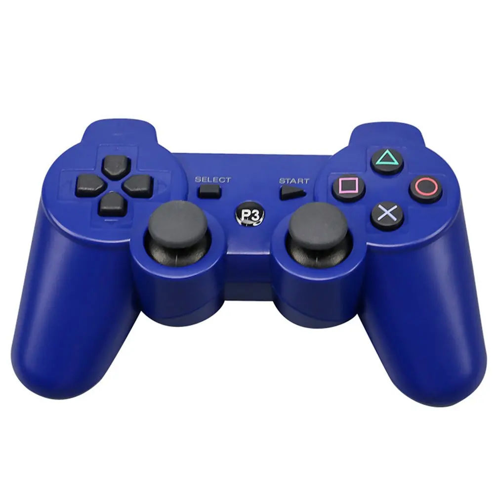 Синий 2,4G беспроводной bluetooth-игровой контроллер для sony PS3, Вибрирующая ручка, геймпад, беспроводная высококлассная ручка, полнофункциональная игровая ручка - Цвет: Синий