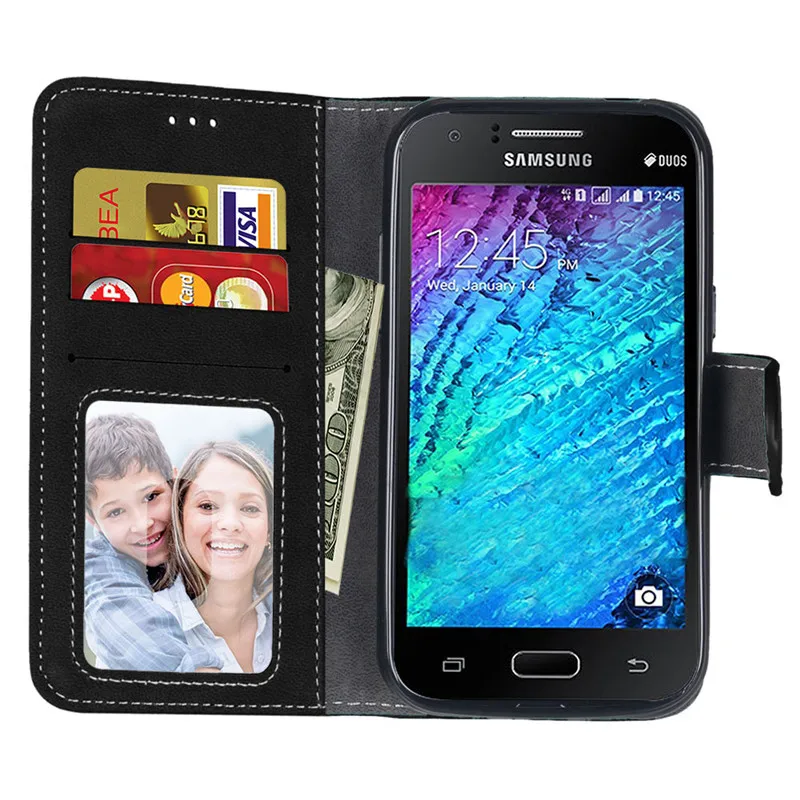 Для samsung Galaxy J1 чехол кожаный чехол для телефона для samsung Galaxy J1 J100F J100FN J100H J100 SM-J100F/DS чехол с откидной крышкой