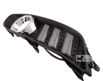 

2Pcs For Nissan SentraSylphy 2013-2016 LED DRL Daytime driving Running Lights Daylight Waterproof Fog Head Lamp white