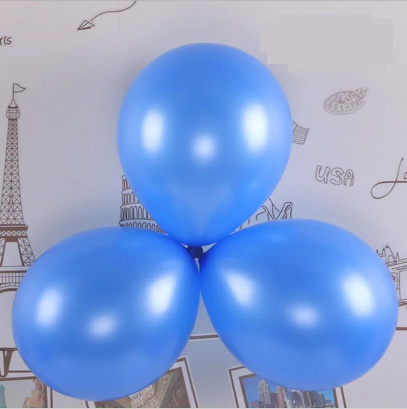 blue 20 шт., 10 дюймов, 1,5 г, латексные шары с гелием, жемчугом, для свадьбы, юбилея, дня рождения, вечеринки, украшения, шары для взрослых, праздничные декоративные принадлежности - Цвет: blue