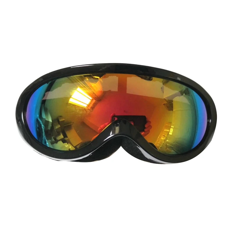 Зимние Детские лыжные очки, уличные очки, высококачественные детские лыжные очки для мальчиков и девочек, зимняя разноцветная маска для сноубординга - Цвет: 08