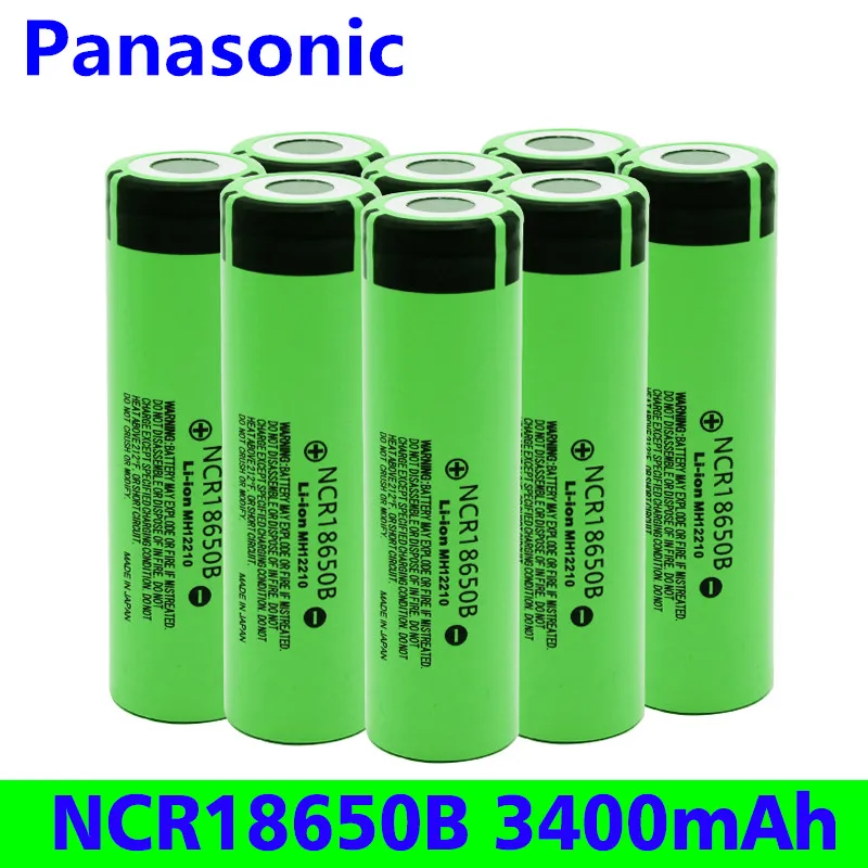 

Panasonic original 18650 battery 3400mah 3.7v lithium battery for NCR18650B 3400mah Suitable for flashlight battery