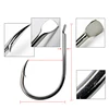 100pcs/Lot 7 Size Barbed Fishing Hooks Black Circle High Carbon Steel Sharpened Bait Tackle Strong Thick Thin Fishhook Lure Tool ► Photo 3/6