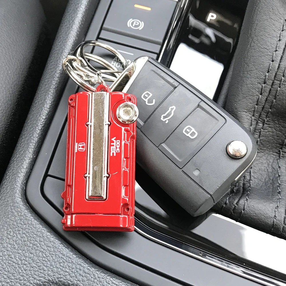 Высокое качество JDM Металл vtec DOHC двигатель K20 автомобиль турбо брелок для honda civic gk5 b16 b18c ek9 Джаз аксессуары Accord