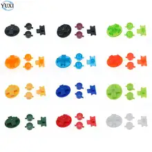 YuXi Multicolor Clear Plastic Douane DIY Knoppen Set Vervanging voor Gameboy Classic voor GB DMG EEN B knoppen D- pad Knop