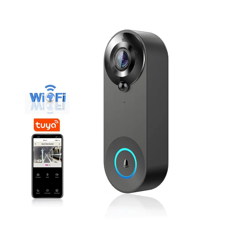 

Дверной звонок Tuya HD 1080P с Wi-Fi и функцией ночной съемки