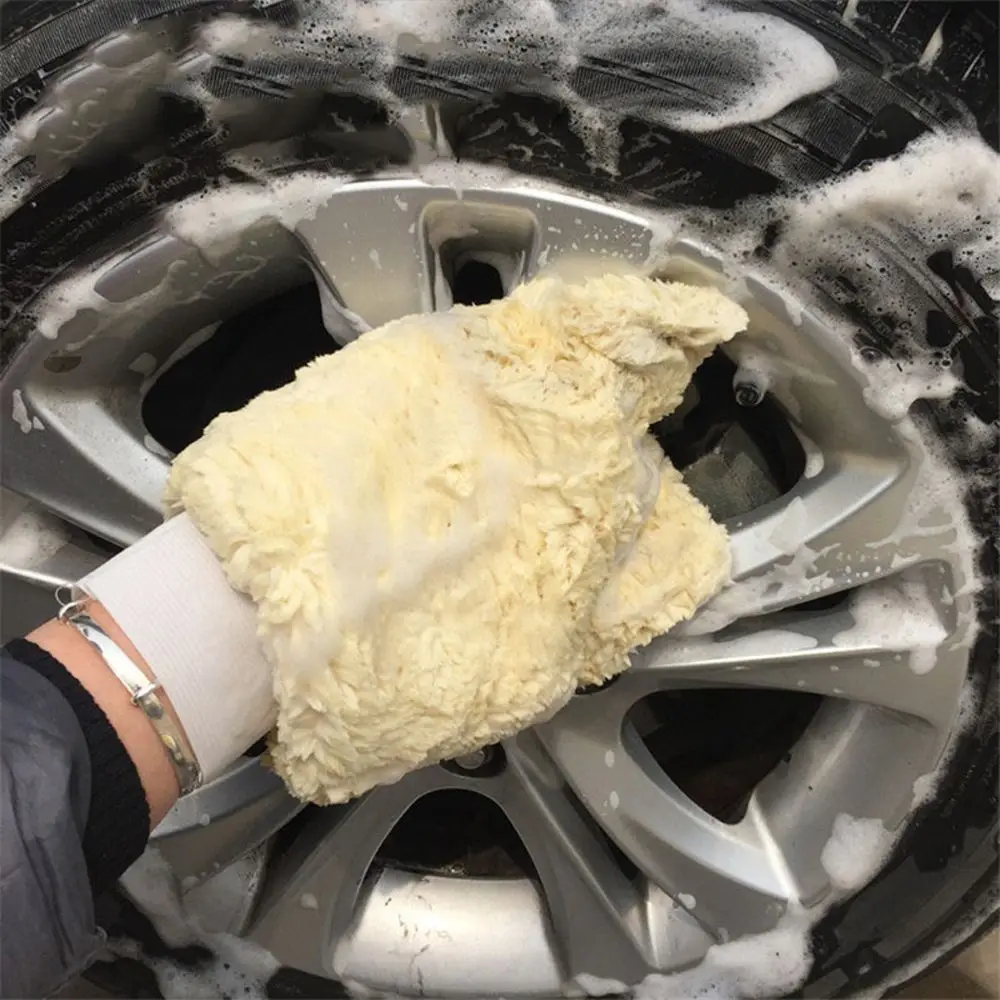 Мягкая впитывающая перчатка высокой плотности для мытья автомобиля, Ультрамягкая, легко сохнет, автохимия из сверхтонкого волокна, полотенце для мытья