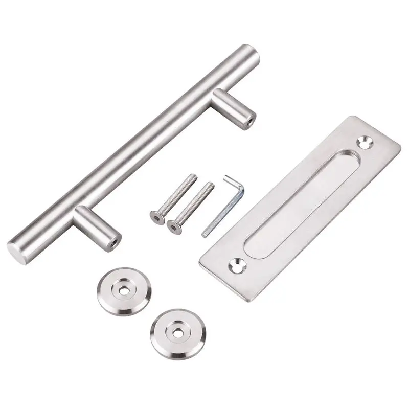 

ABSF 304 Stainless Steel Sliding Barn Door Pull Handle Wood Door Handle Door Handles For Interior Doors Handle