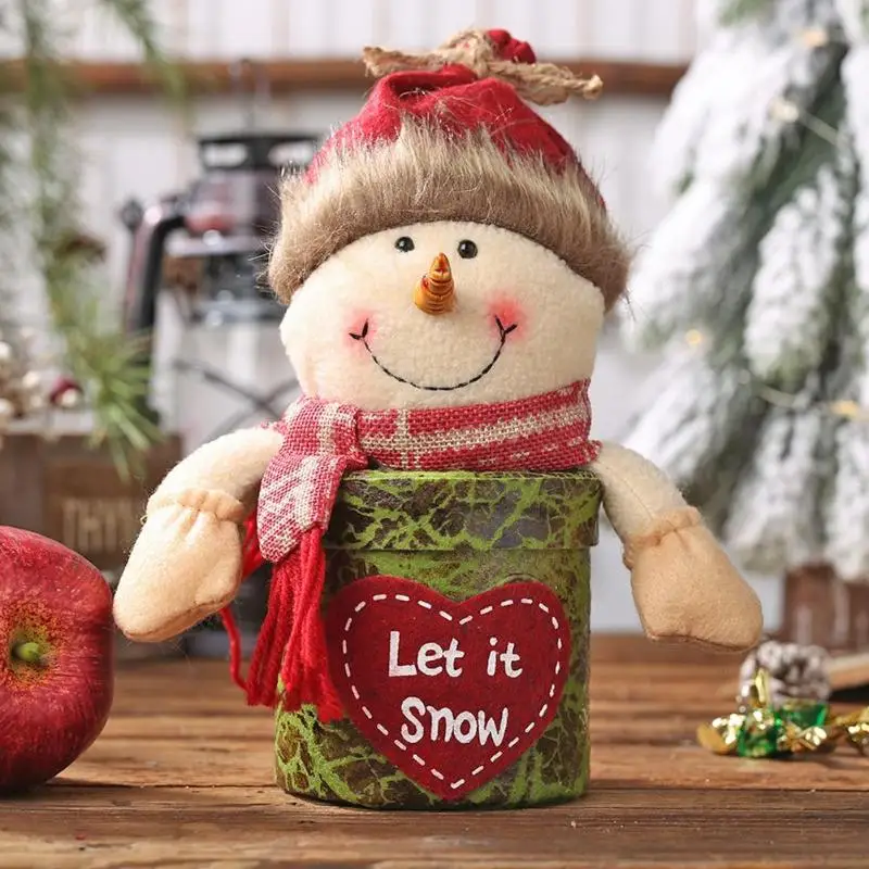 Рождественский нетканый мешок яблока большой емкости с крышкой дети печенья мешки для конфет, свадебный подарок на день рождения Рождество Упаковка
