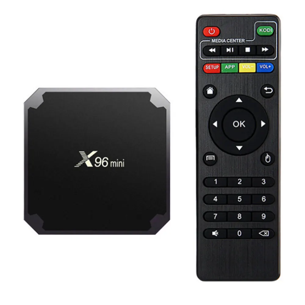 X96 mini conjunto-caixa superior, s905w, 2gb + 16gb, android 7.1 tvbox 4k, caixa de tv de rede inteligente