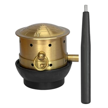 

Pure Copper Box body Warm Moxibustion Device Moxa Roller Stick Meridian Chart