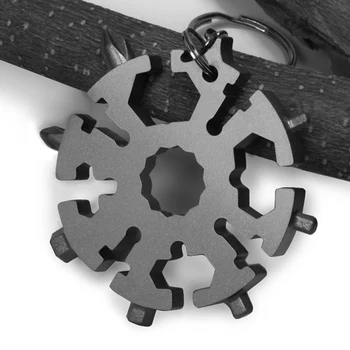 

Snowflake Outdoor Survival Tourism Multi Tool Stainless Steel Camping Equipment EDC Mini Tactical Tools