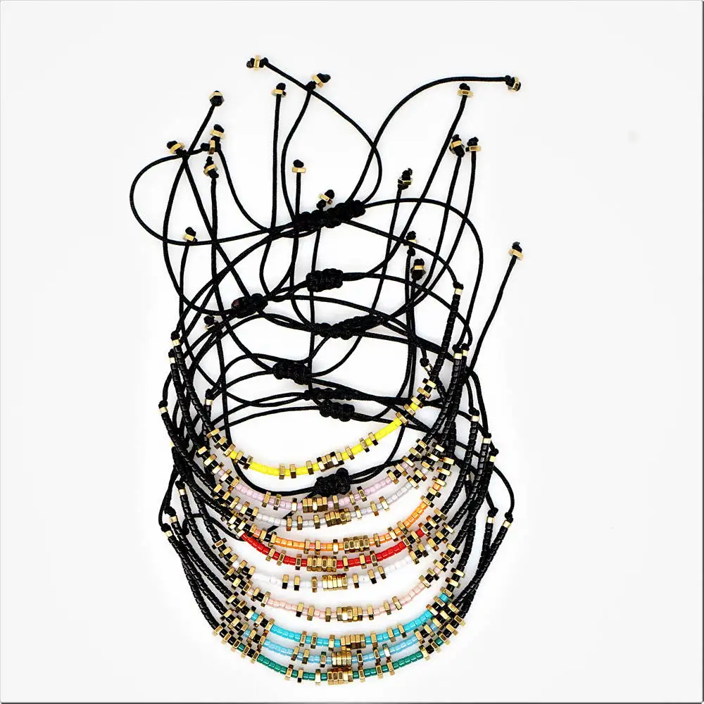 Go2boho Miyuki Браслеты Женские богемные разноцветный браслет летние пляжные Pulseras Mujer ювелирные изделия Janpan Miyuki Бусы Бохо шик