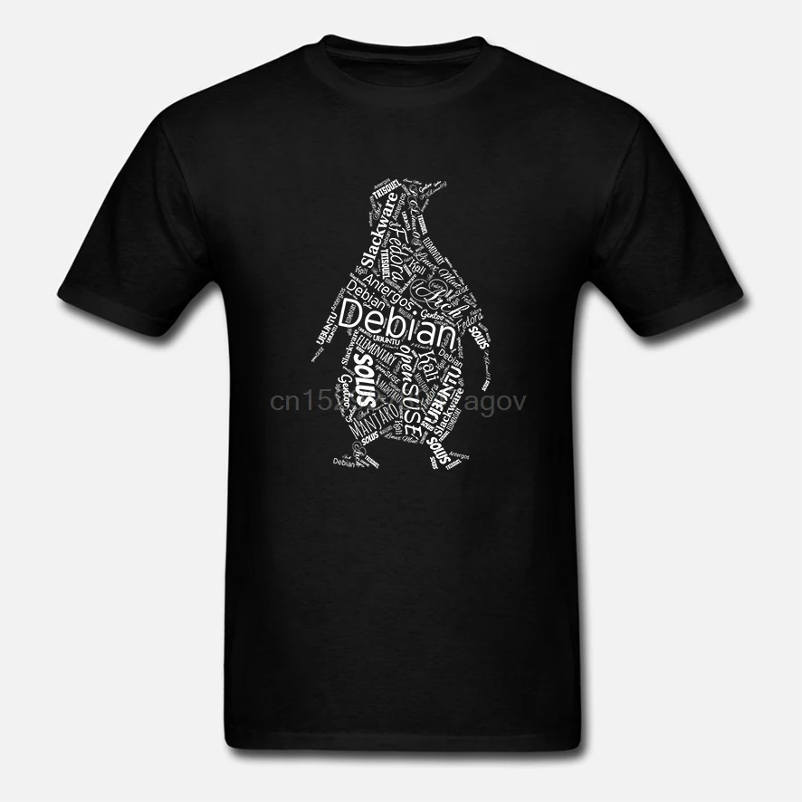 Linux FoSS футболка мужская Fedora Ubuntu Penguin Юмористическая хлопковая футболки с коротким