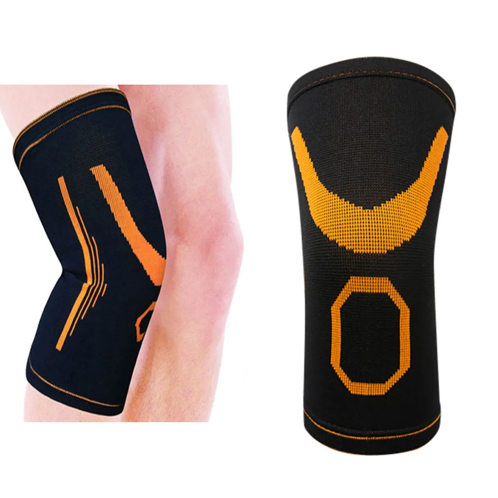 

1PCS Fitness Running Cycling Knee Support Braces Elastic Nylon Sport Compression Knee Pad Sleeve for Basketball Volleyball