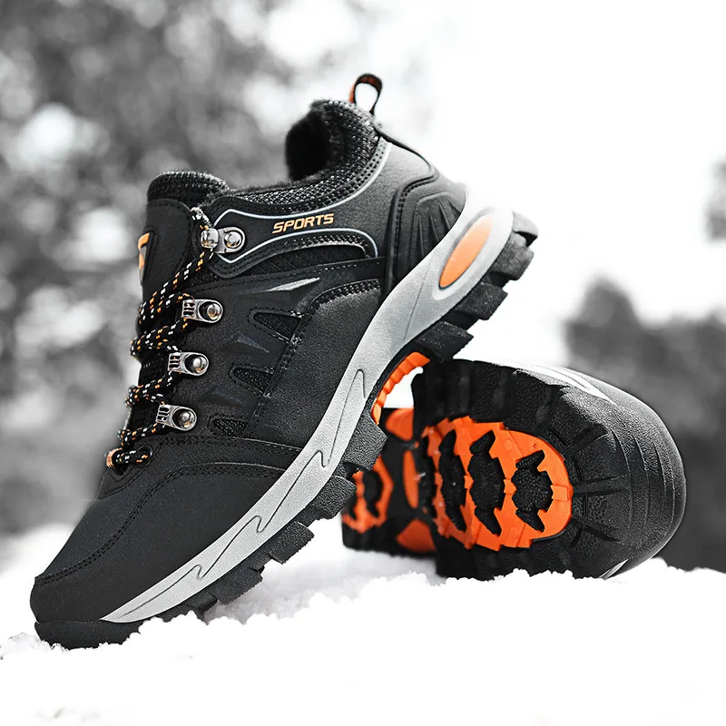 Zapatos de pesca de lana para hombre, calzado Cálido impermeable, transpirable, para deportes al aire libre, zapatillas antideslizantes para correr, de senderismo de talla grande AliExpress Deportes y entretenimiento