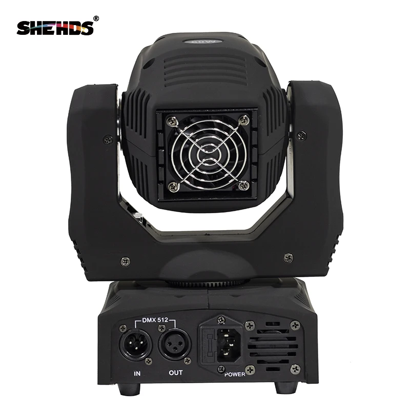 LED 스팟 60W 고보/패턴 이동 헤드 조명 회전 Dj 홈 디스코 무대 장비용 DMX 컨트롤러가 있는 수동 초점