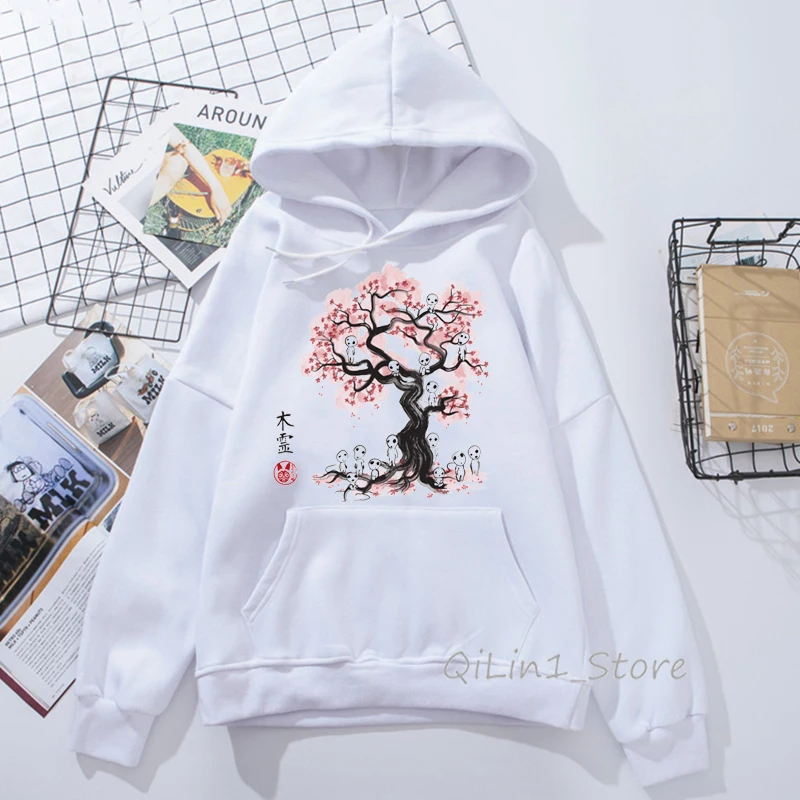 Totoro hoodies women Studio Ghibli Harajuku Kawaii Hoodie men Ullzang Cute Funny Anime Sweatshirts 90s Graphic Hoody unisex