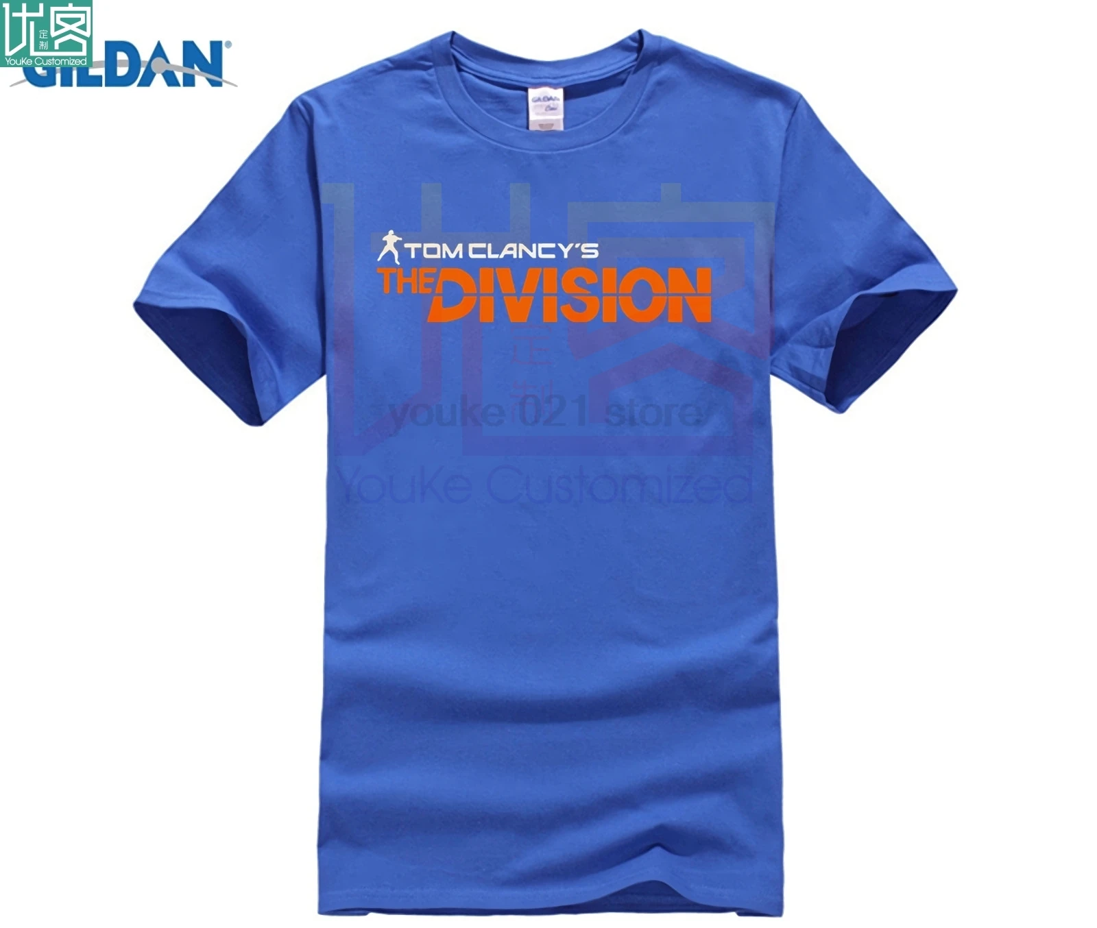 Футболка с круглым вырезом Tom Clancys The Division Game Club SHD extreme Mails Fashio Style Black S 3XL размер на