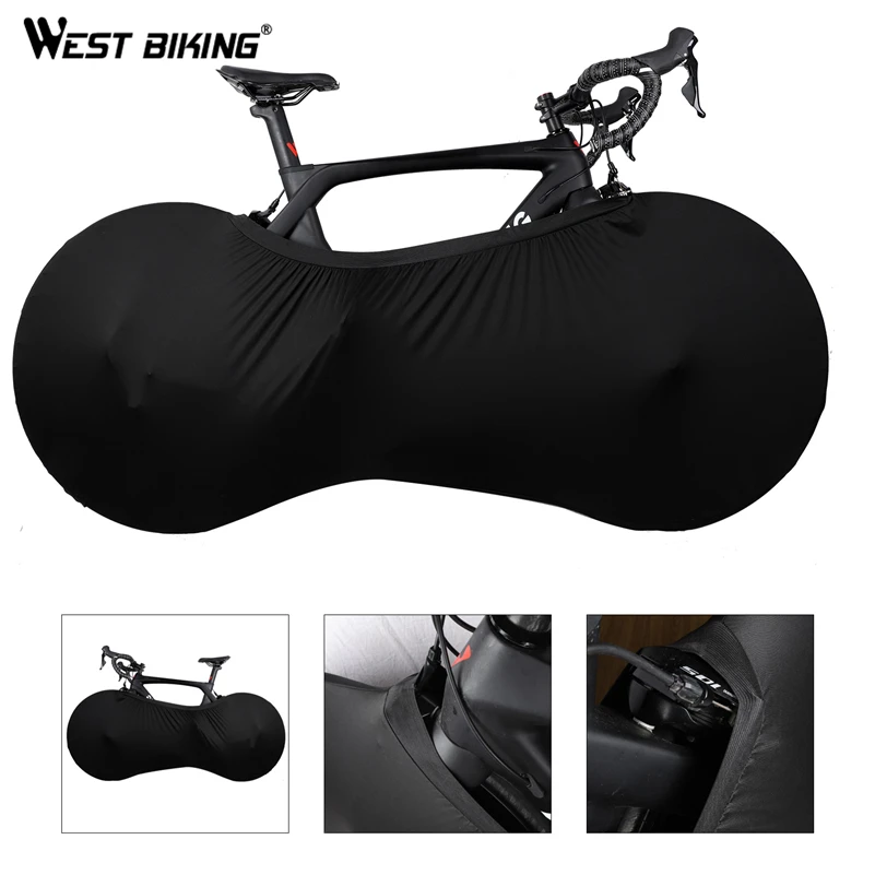 

WEST BIKING Universal Bike Cover Dust-proof Scratch-proof Bike Wheel Cover Road MTB Bicycle Wheel Protective Gear For Bike