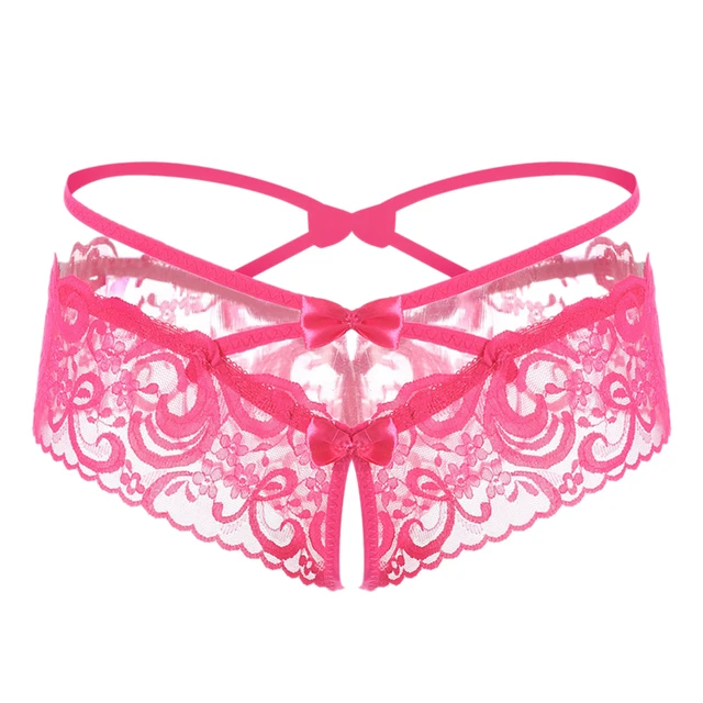  Women Lace Open Crotch Panties Temptation Crotchless