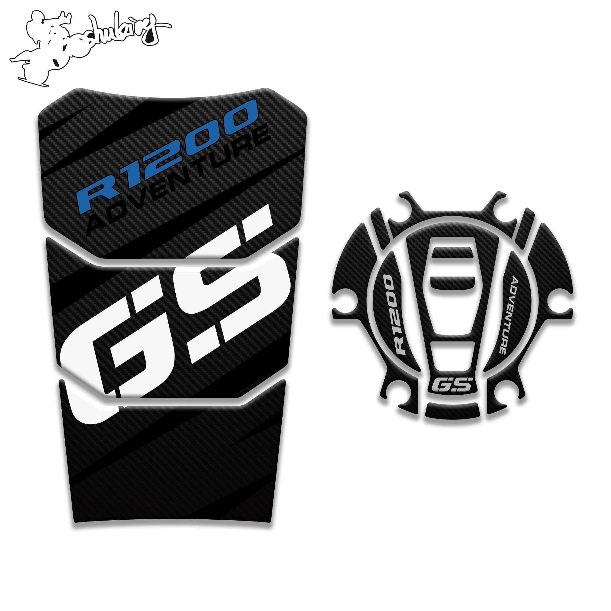 

Free Shipping Carbon For R1200GS R 1200 GS R1200 GS Fiber Tank Pad Tankpad Protector Sticker