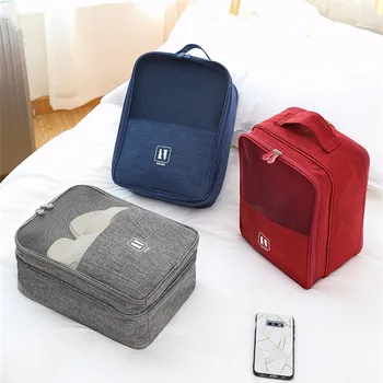 

Travel Waterproof Zipper Shoe Storage Bag Sandals Sneakers Organizer Socks Underwear Home Collection Case Accessories Supplies