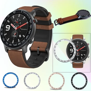 

Bezel Ring Styling for Huami GTR 42mm watchband Frontier for Huami GTR 47mm Smart Steel Ring Case Protection Cover Accessories