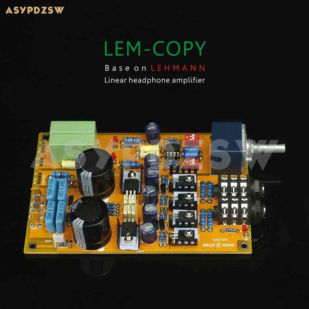 LEM Copy усилитель для наушников класса A клон Lehmann PCB/DIY kit/готовая плата|class a headphone